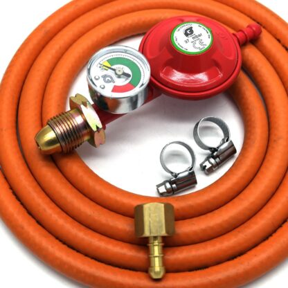 Igt Propane Gas Regulator With Gauge Replacement Hose Kit For Uk Outback Models