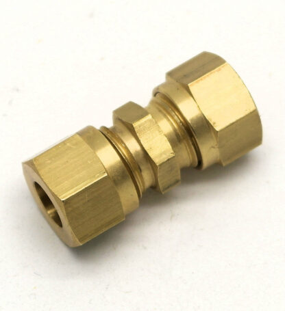 British Made 8Mm To 6Mm Reducing Brass Compression Fitting (18)