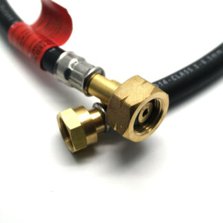 0.75M (30") Butane 4.5Kg Efv X W20 Caravan Gas Hose Pigtail With Nrv