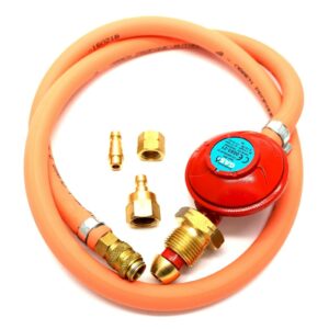 Screw on Propane Universal Quick Release BBQ kit fits 5/8 UNF & 1/4 Bsp LHT