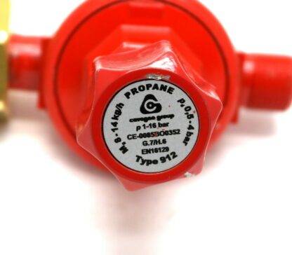 Cavagna 0.5 - 4bar Adjustable Propane Gas Regulator 8 - 14kgh, 3/8" bsp M outlet - Image 5