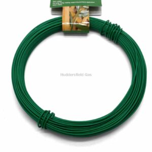 15m X 2mm Plastic Coated Garden Wire Plant Tie