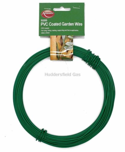 15m X 2mm Plastic Coated Garden Wire Plant Tie - Image 2