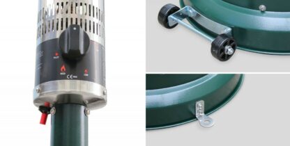 LIFESTYLE CAPRI GREEN PATIO HEATER 12.5kw - Image 2