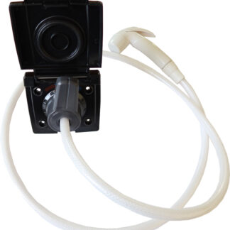 Bullfinch 6088/08 Caravan & Motor Home Shower Outlet Point Kit BLACK