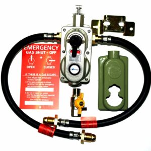 2 Cylinder Auto Chang-Over Propane Gas Regulator With Safety Opso System Fitted