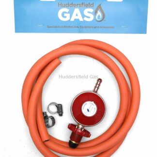 Hg Hand Wheel Propane Regulator 2M Hose Kit Fits Red Calor Gas & Flogas Cylinder
