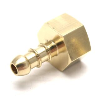 British Made 1/2" Bsp Female Fitting To Lpg Fulham Nozzle To 8Mm I/D Hose