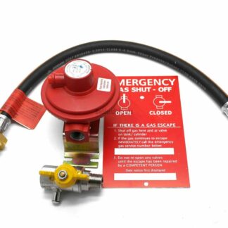 Wall Mounted 4kgh 37mbar Stranded Propane Gas Regulator Propane POL
