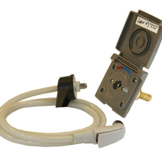Bullfinch 6088/05 Caravan & Motor Home Shower Outlet Point Kit Gray