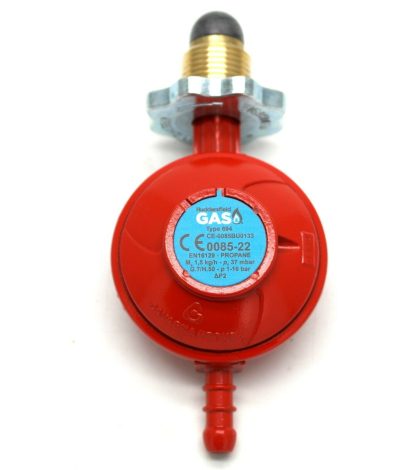 Hg Handwheel Propane Gas Regulator & 1M Hose + 2 Clips Fits Calor Gas / Flogas - Image 4