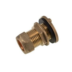 WRAS Flanged Tank Connector 22mm