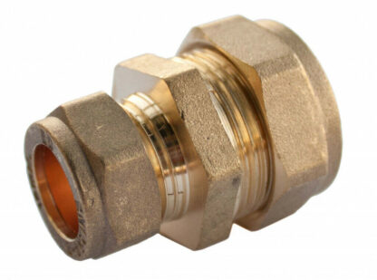 15mm TO 10mm REDUCING BRASS COMPRESSION FITTING