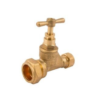 Brass Poly Stopcock 15 x 25mm