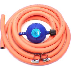 HG CAMPINGAZ Type 29mbar GAS REGULATOR With 3m Hose + 2 Clips FITS 907 904 901