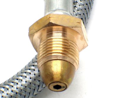 30mbar 10mm Outlet Caravan Auto Changeover + 2 x 0.5m Over braded Pol Pigtails - Image 4