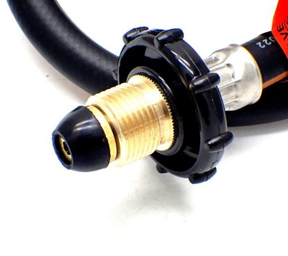 30mbar 10mm Outlet Caravan Auto Changeover + 2 x 0.5m Handwheel Pigtails - Image 3