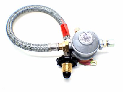 30mbar 8mm Outlet Caravan Regulator 0.5m Over braded HW Propane Pigtail Kit