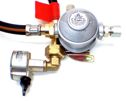 30mbar 8mm Outlet Caravan Regulator 0.5m Pigtail Kit for a Patio Gas Cylinder - Image 2