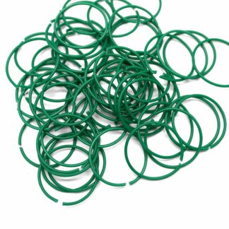 50 X Plastic Coated Plant Rings Plant Ties
