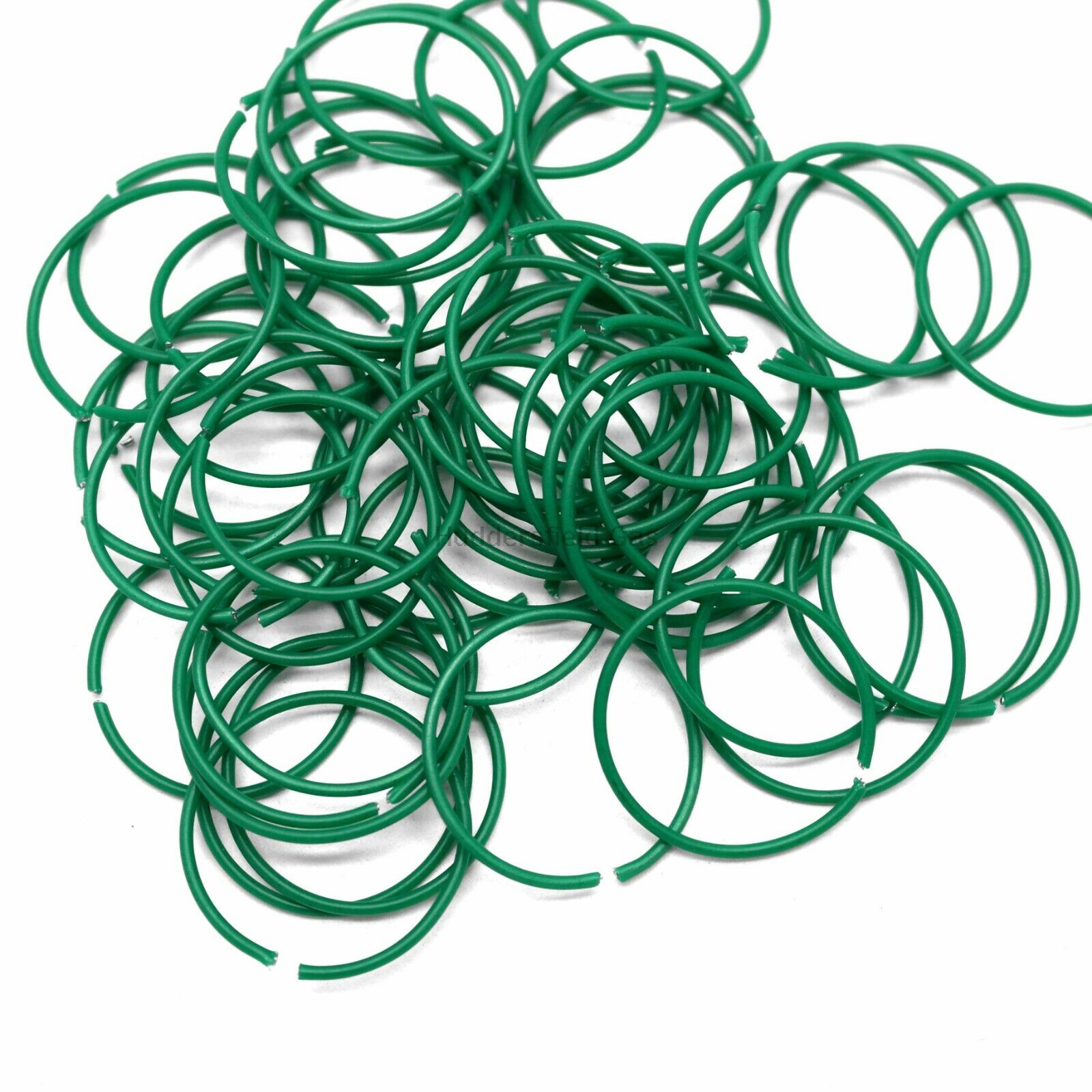 50 X Plastic Coated Plant Rings Plant Ties