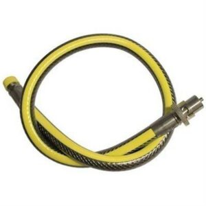 Straight Bayonet Gas Cooker Hose 1000mm X 1/2" LPG/NG