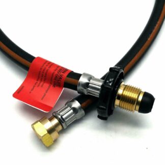 2m Meter HANDWHEEL POL x W20 NRV PIGTAIL CARAVAN PROPANE GAS HOSE