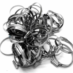 2 X Mikalor 60-80mm Stainless W2 Worm Drive Hose Clip