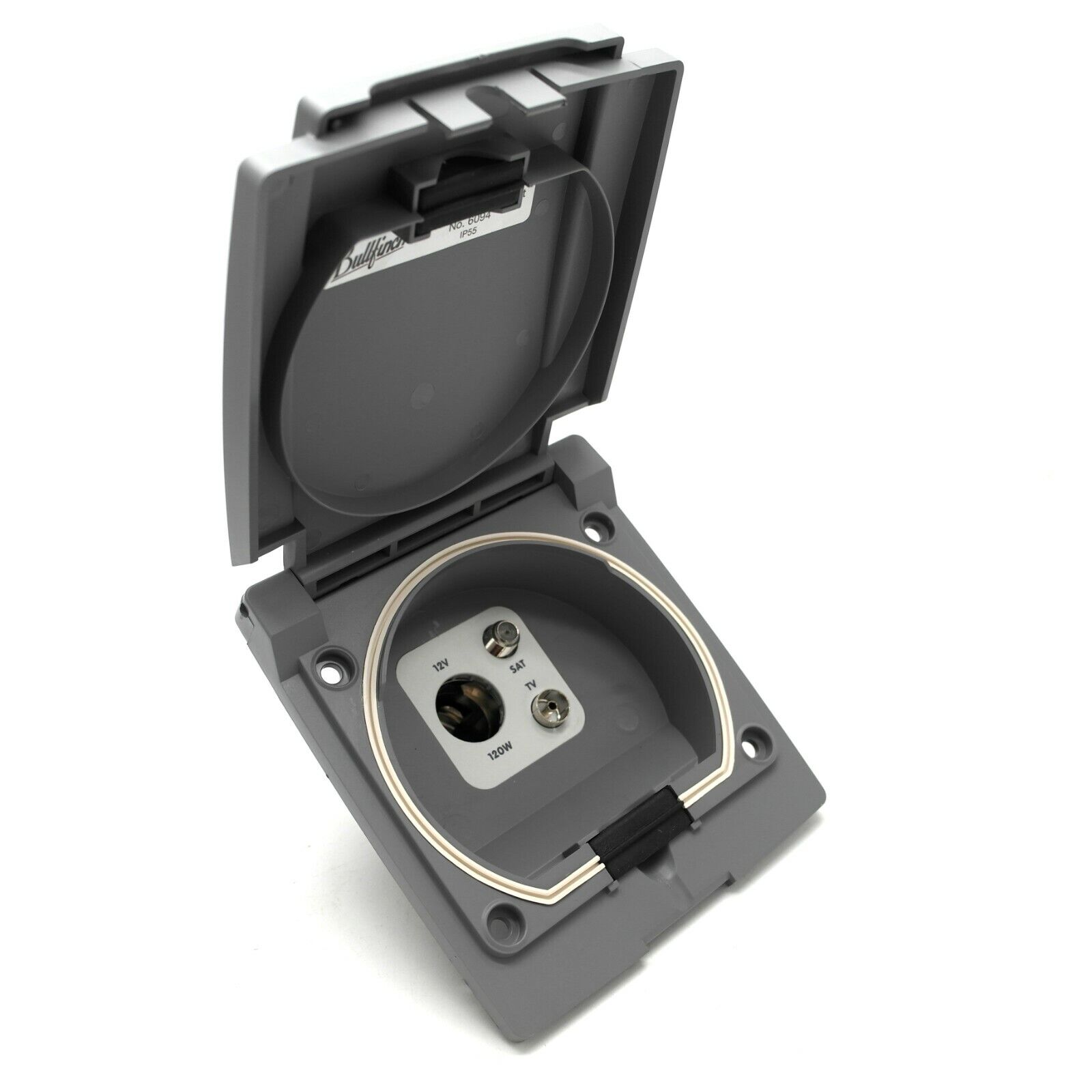 Bullfinch 6094/05 Satellite/TV 12v Outlet Point GRAY
