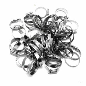 5 X Mikalor 25-40mm Stainless W2 Worm Drive Hose Clip