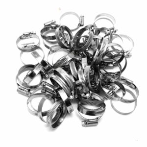 5 X Mikalor 16-27mm Stainless W2 Worm Drive Hose Clip