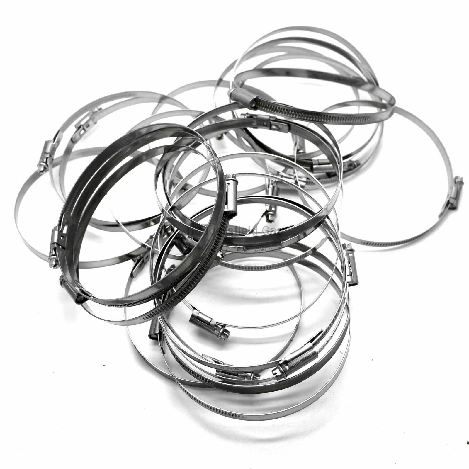 2 X Mikalor 90-110mm Stainless W2 Worm Drive Hose Clip