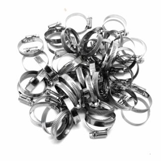 5 X Mikalor 12-22mm Stainless W2 Worm Drive Hose Clip