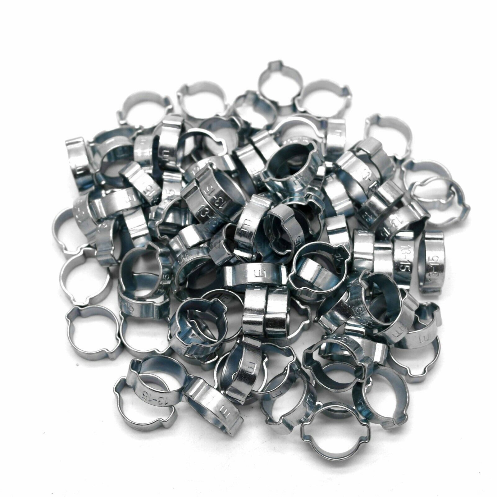 10 X Mikalor W1 13-15mm (1/2") Double Ear O Clip
