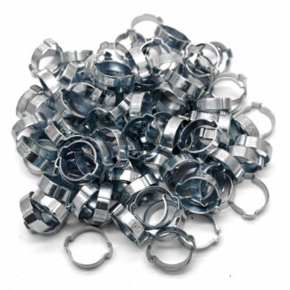 10 X Mikalor W1 20-23mm (7/8") Double Ear O Clip
