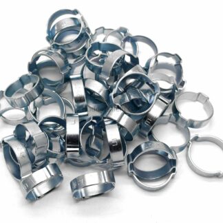 10 X Mikalor W1 25-28mm (1.1/16") Double Ear O Clip