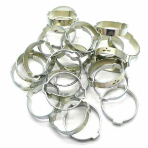5 X Mikalor W1 43-46mm (1.3/4") Double Ear O Clip