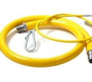 Caterquip Yellow Catering Gas Hose 3/4" X 1000mm With Quick Release Coupling