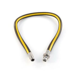 Straight Bayonet Gas Cooker Hose 1250mm X 1/2" LPG/NG