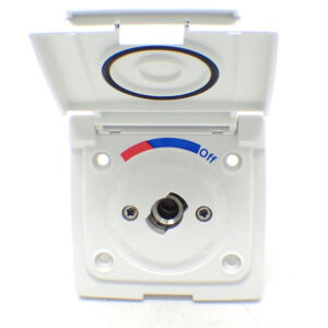 Bullfinch 6088 Caravan & Motor Home Shower Outlet Point White NO HOSE
